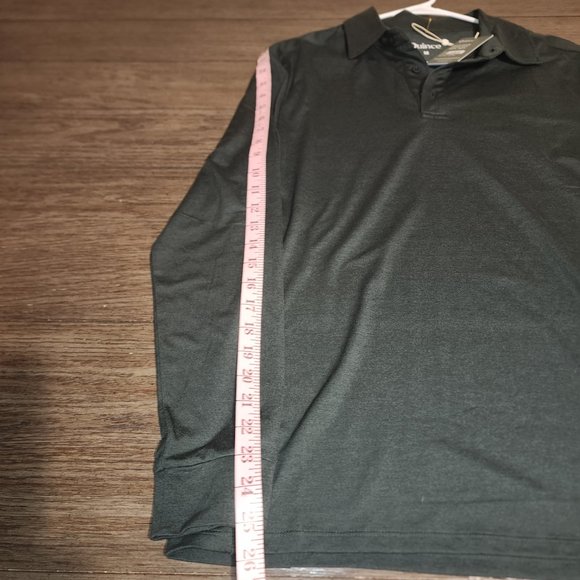 Quince Men’s Flowknit Ultra-Soft Performance Long Sleeve Polo NWT Green Med - Picture 2 of 7